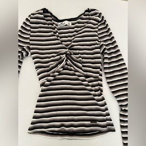 Hollister Long Sleeve Striped Top Size XS